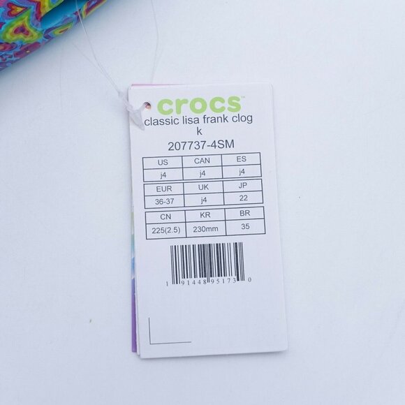 NEW Crocs Lisa Frank Clogs 207737-4SM Multi - Picture 14 of 16